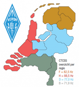 CTCSS-per-regio